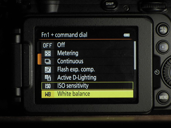 Nikon P7700 function setting